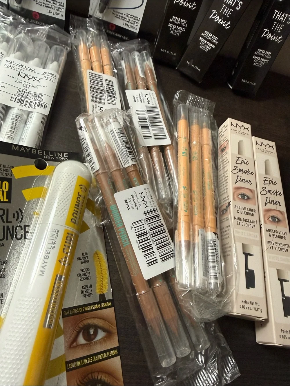 🇺🇸 SALE 21 pcs Makeup NYX,Lamel, Loreal & Maybelline(organizer not included)
